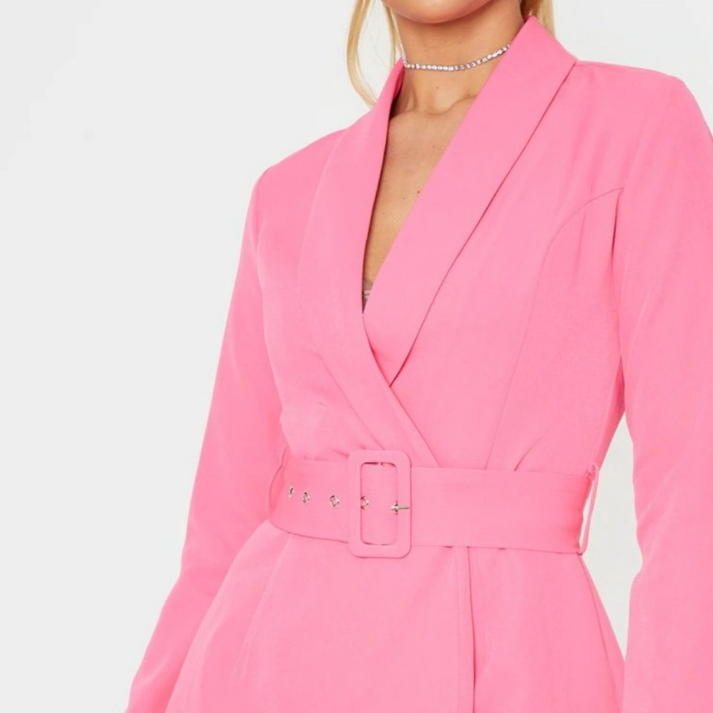 Long Sleeve Tailored Playsuit